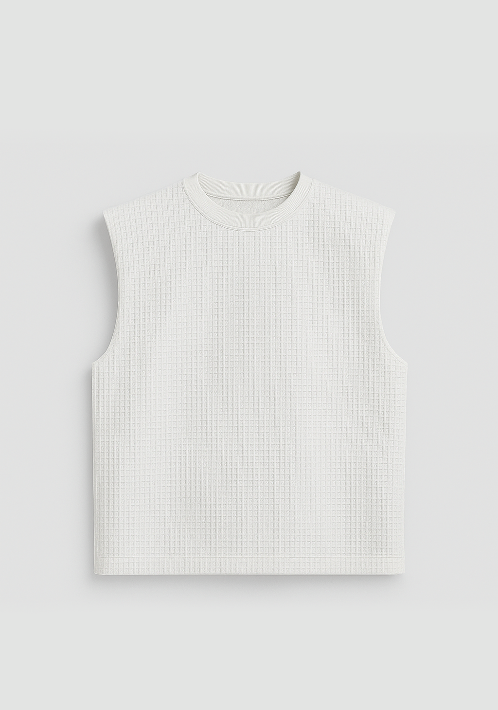 Débardeur Maille Blanche