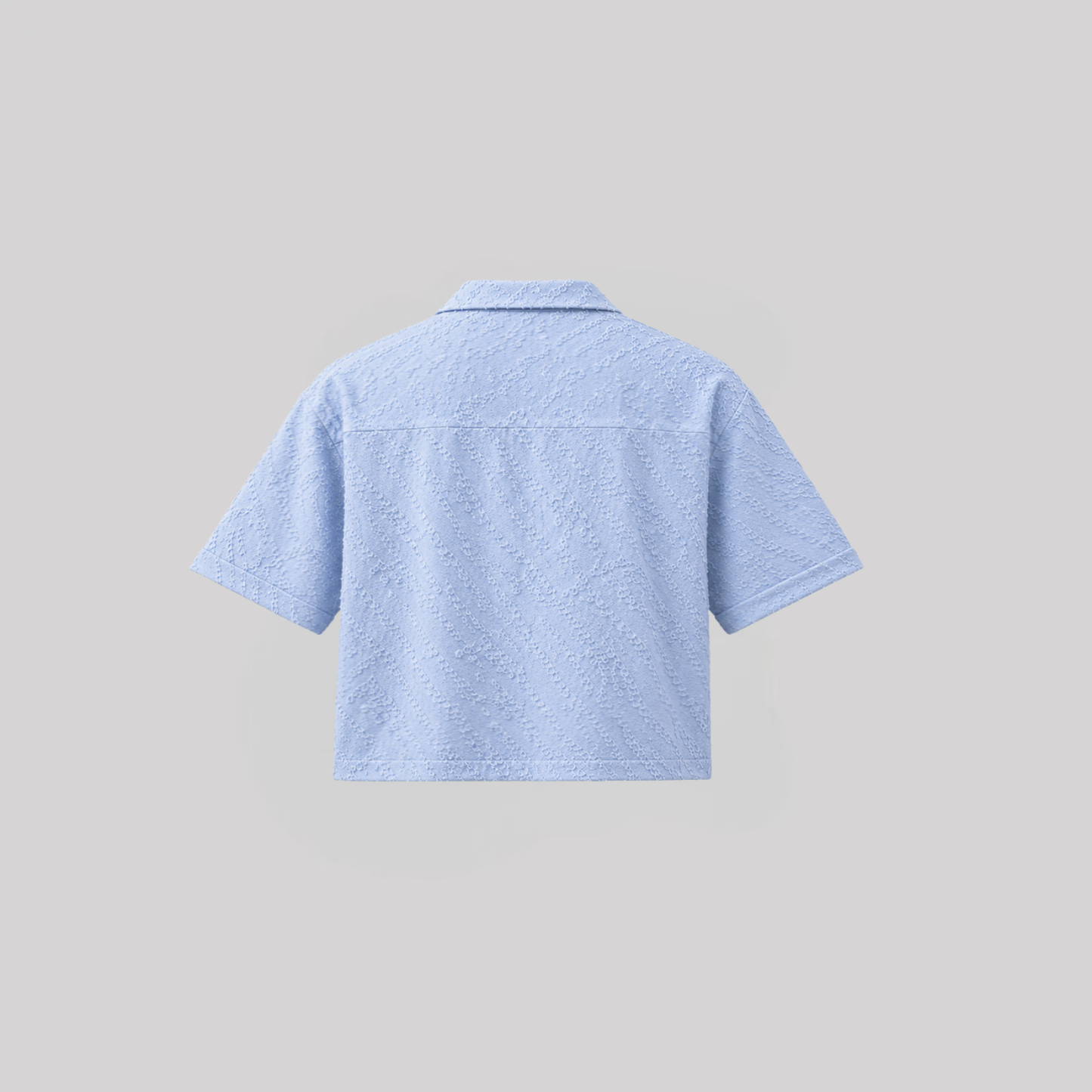 Chemise Craquelée Bleu Ciel