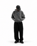 Gris washed Hoodie