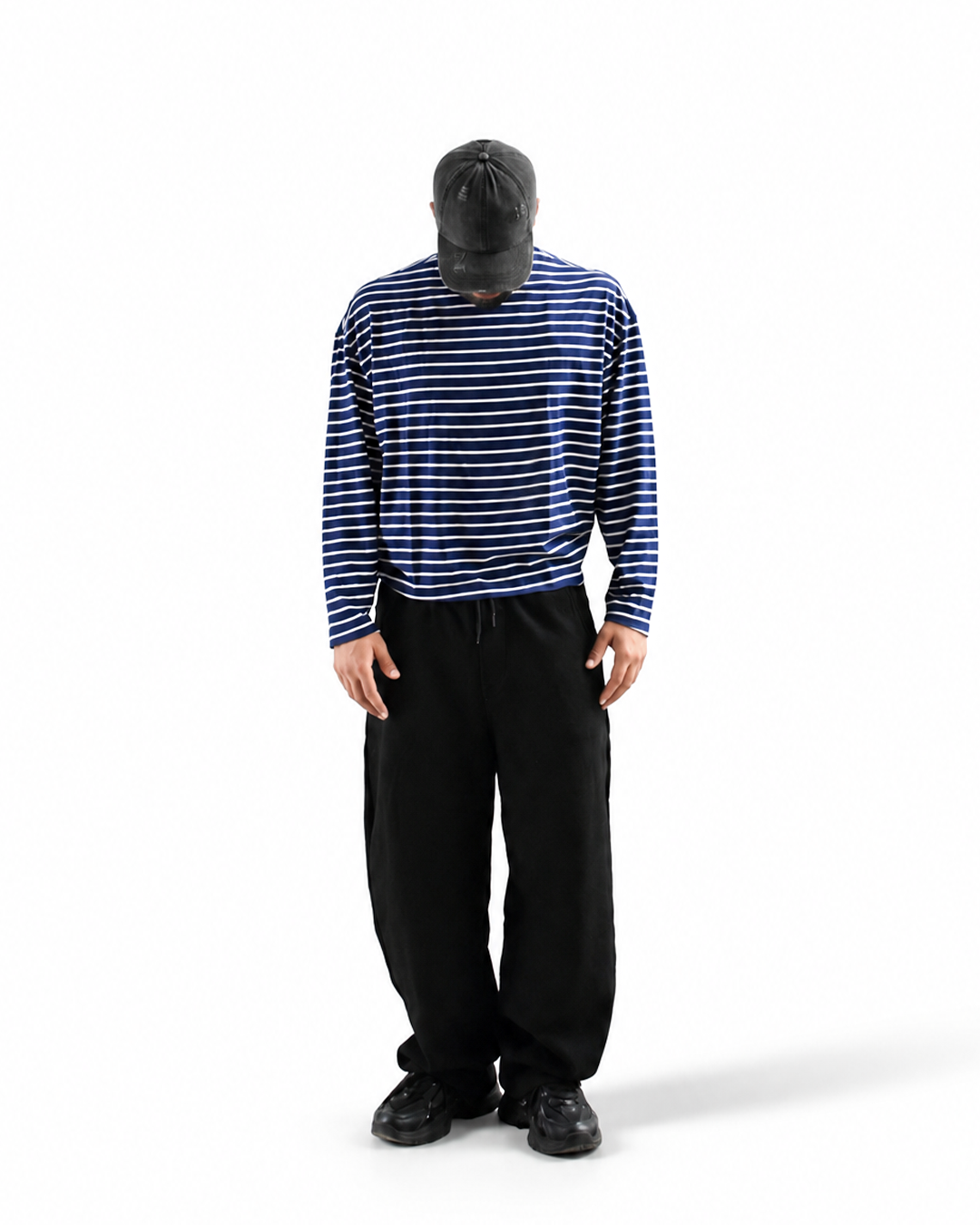 T-shirt Marinière Bleu Marine