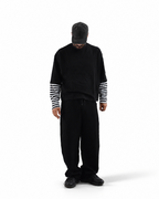 T-shirt Layered Noir