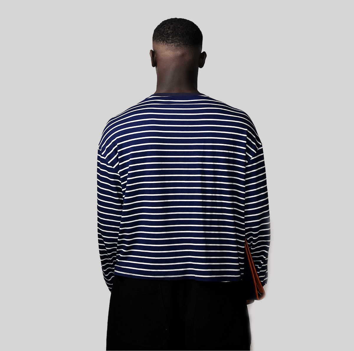 T-shirt Marinière Bleu Marine