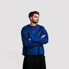Pull Rayé Électrique