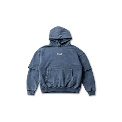 bleu washed Hoodie
