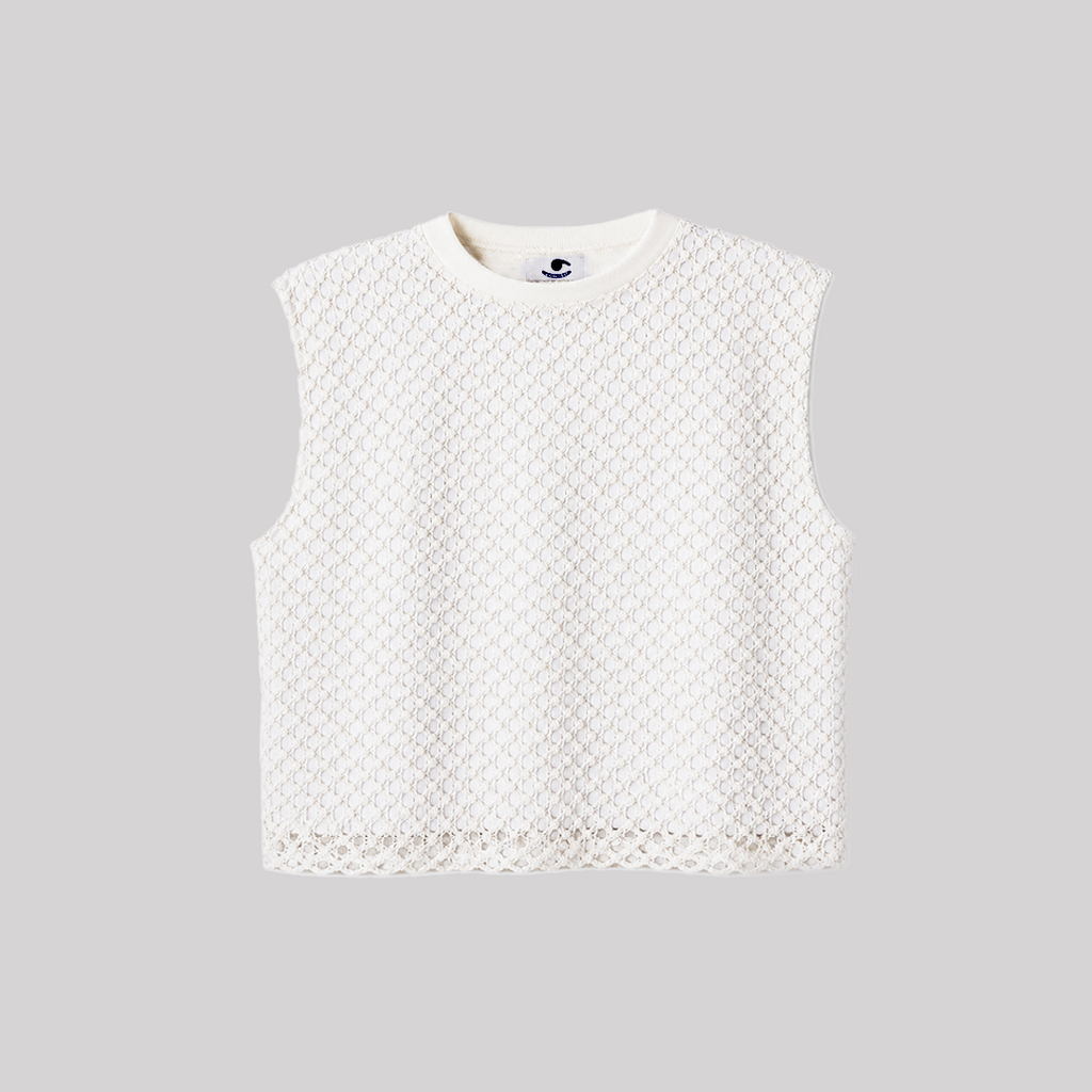 Débardeur Maille Blanche