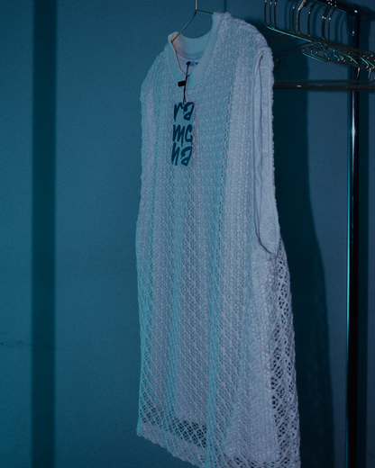 Débardeur Maille Blanche