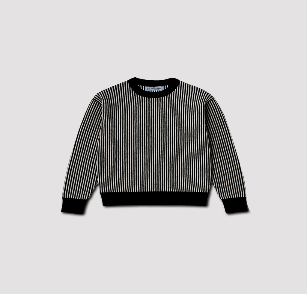 Sweet Shirt Striped Noir & Écru
