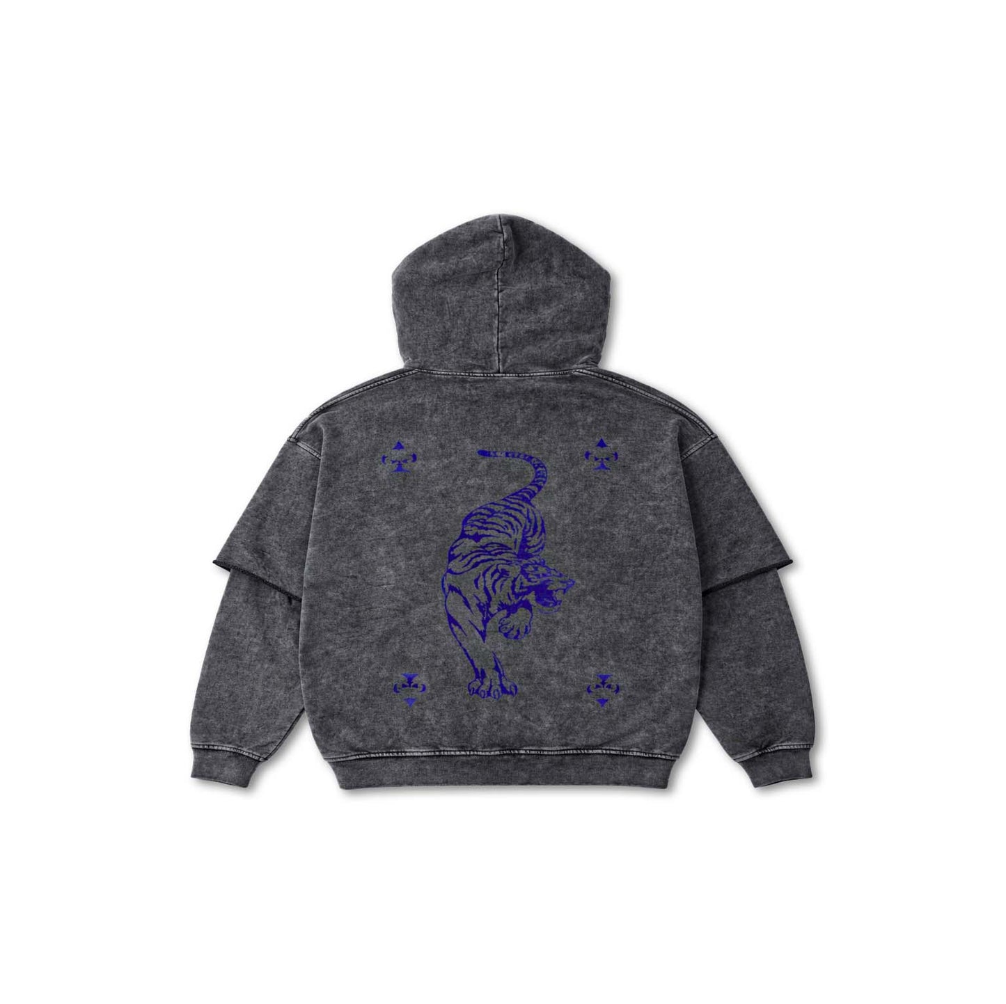 Gris washed Hoodie