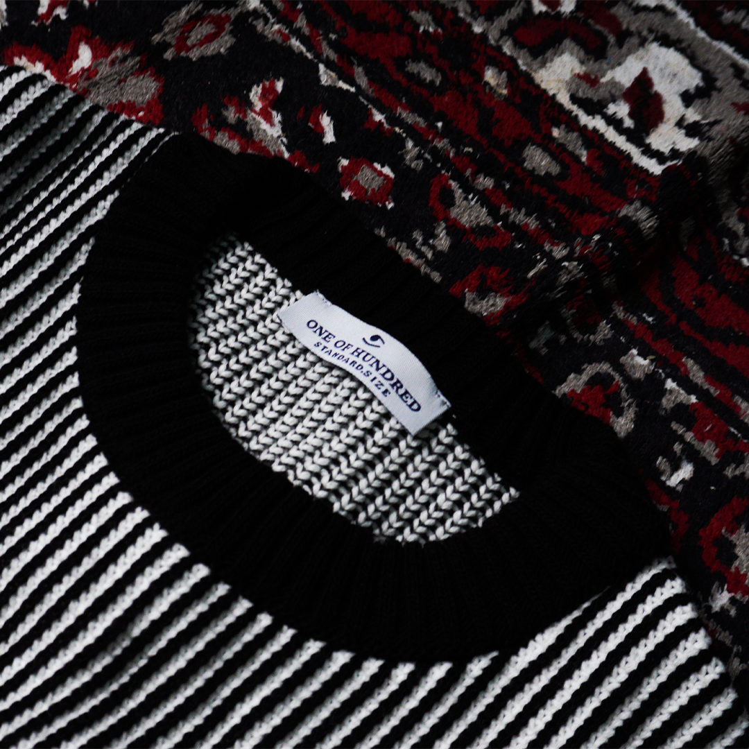 Sweet Shirt Striped Noir & Écru