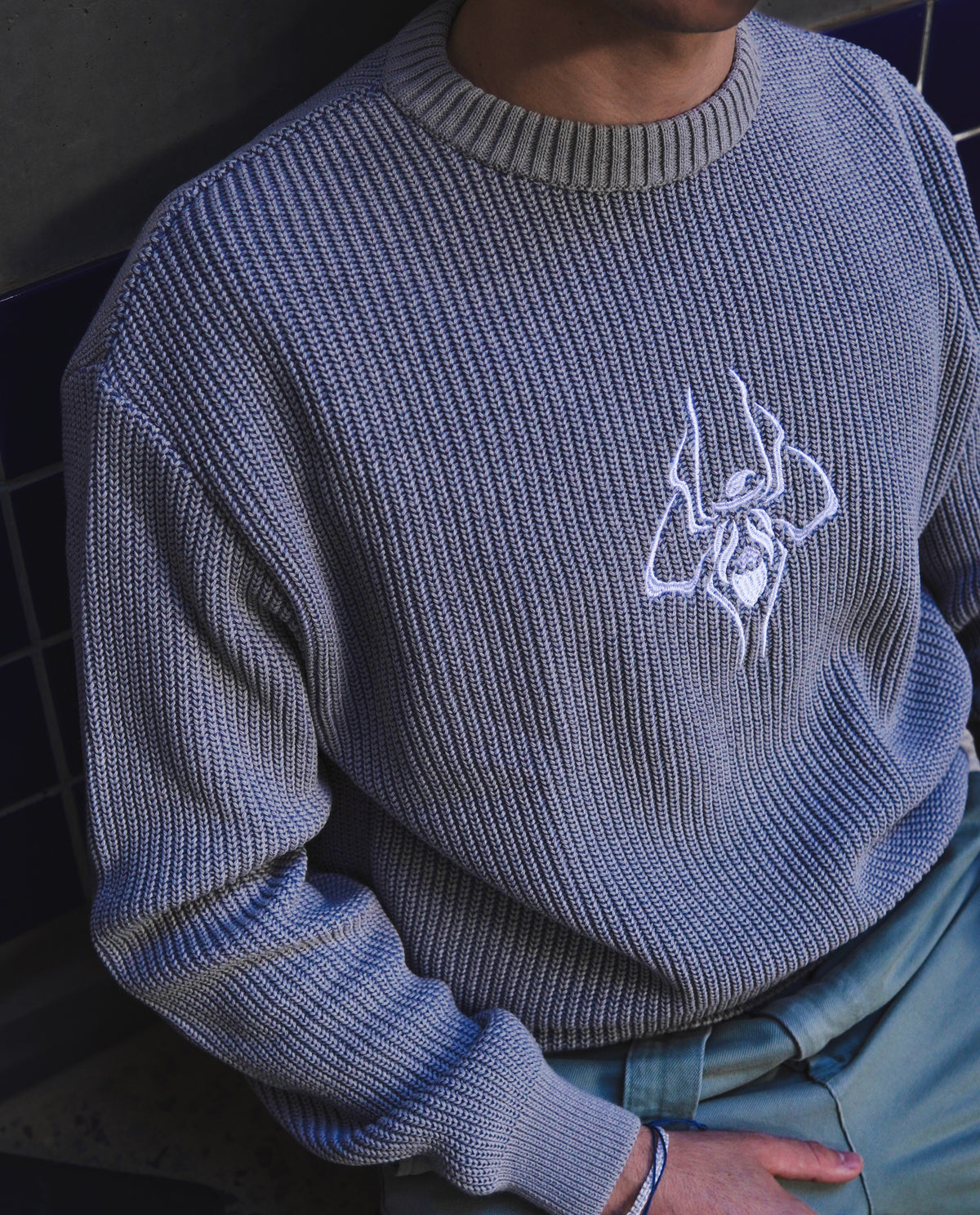 Sweet Shirt Spider Grey