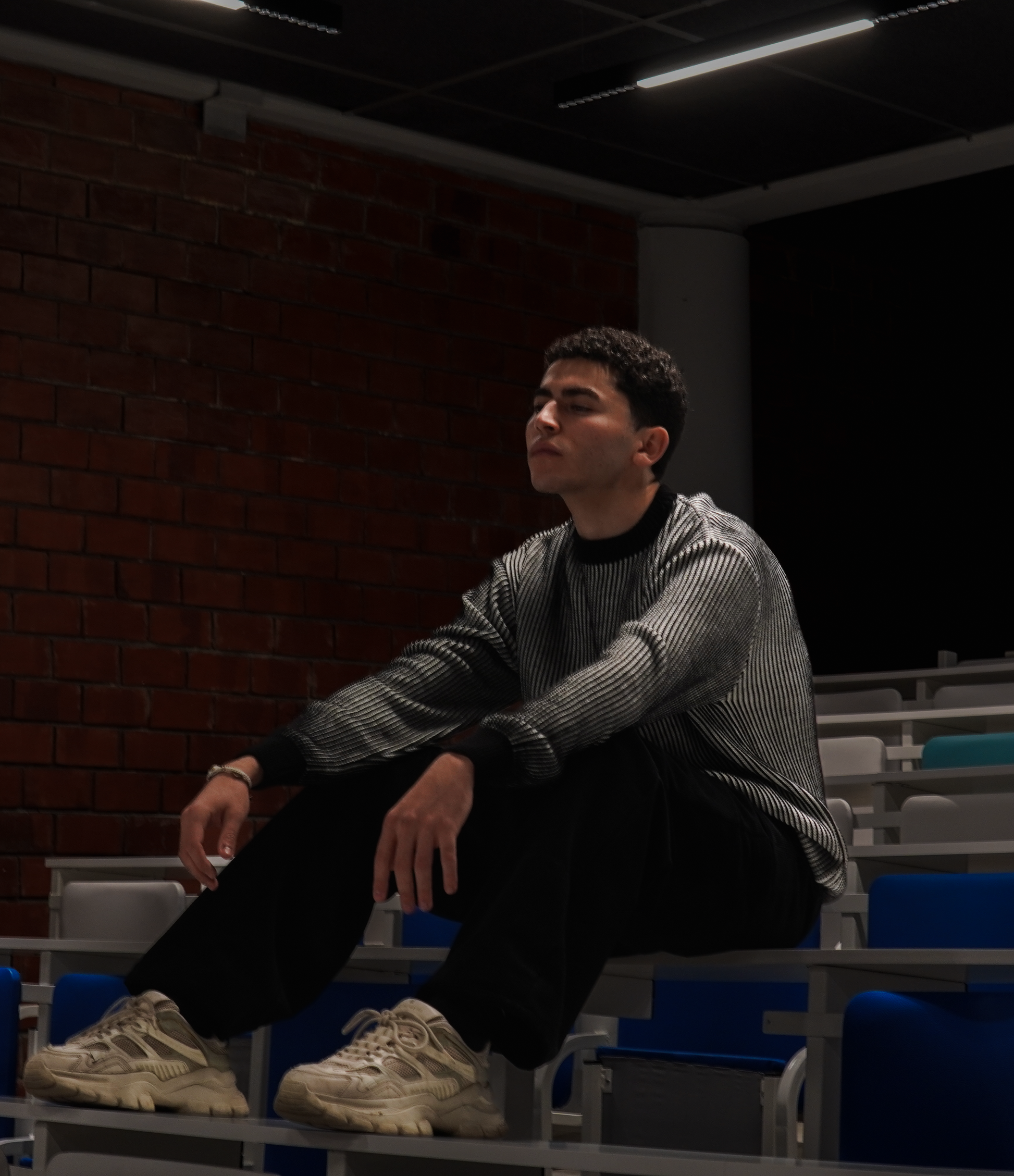 Sweet Shirt Striped Noir & Écru