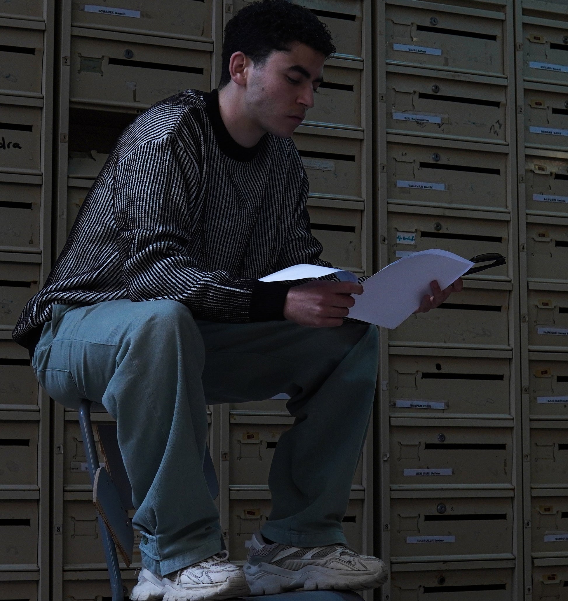 Sweet Shirt Striped Noir & Écru