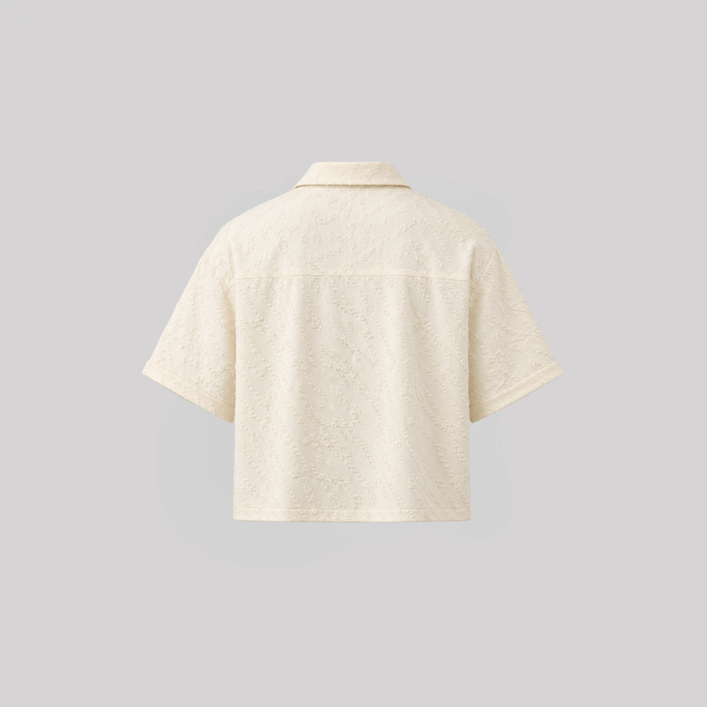 Chemise Craquelée Écru