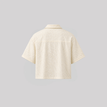 Chemise Craquelée Écru
