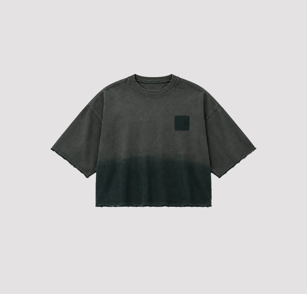 T-shirt Délavé Kaki