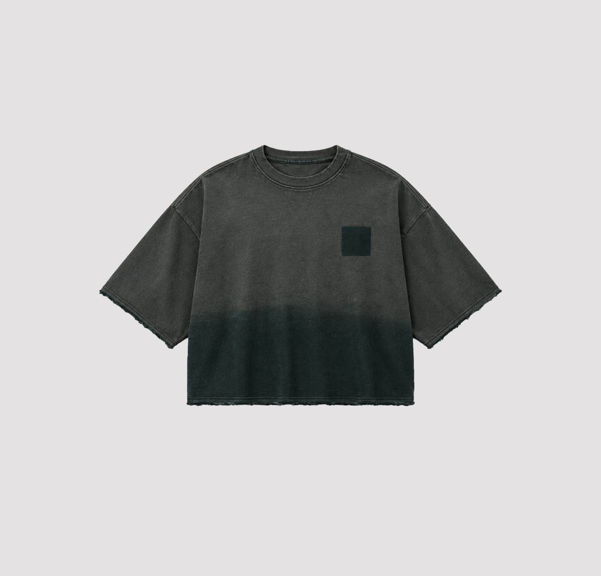 T-shirt Délavé Kaki