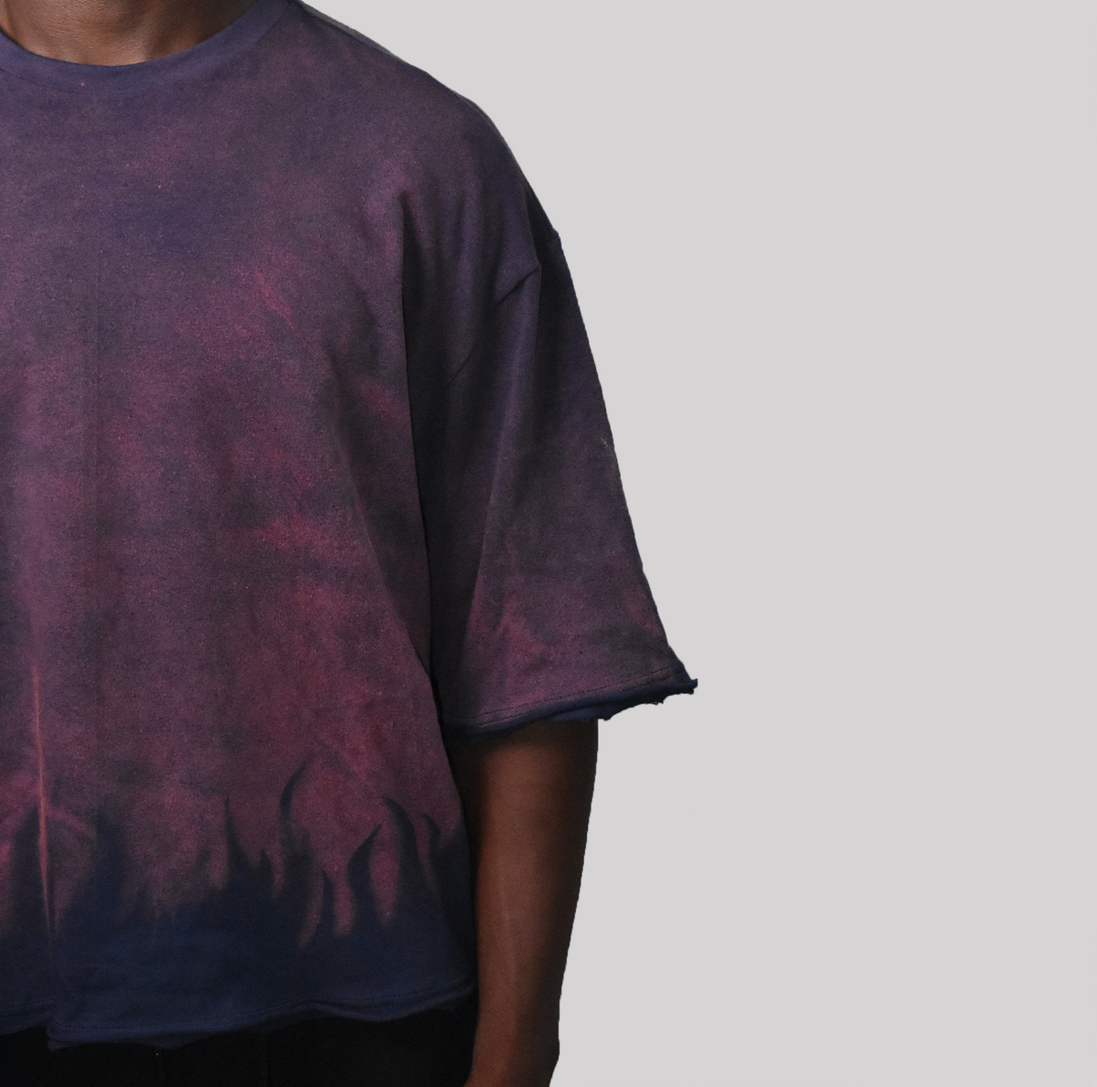 T-shirt Flamme Violet