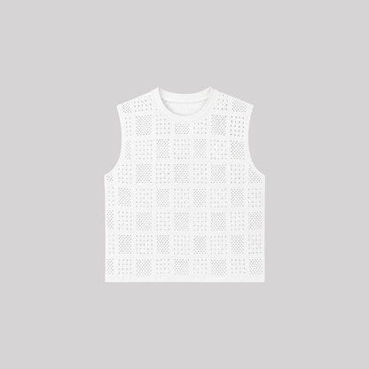 Débardeur Maille Blanche V2