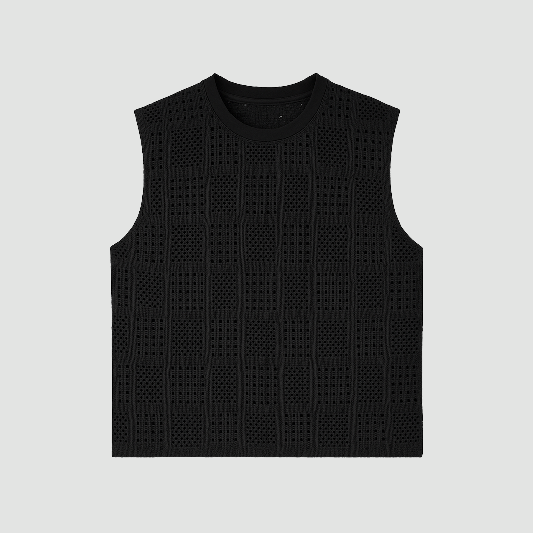 Débardeur Maille Noire