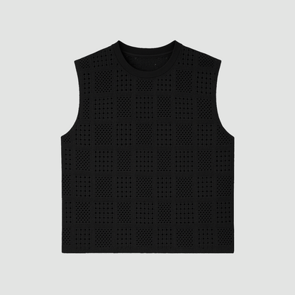 Débardeur Maille Noire