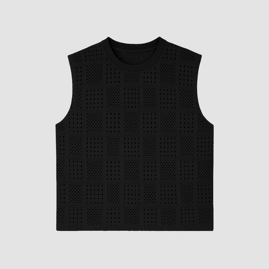 Débardeur Maille Noire